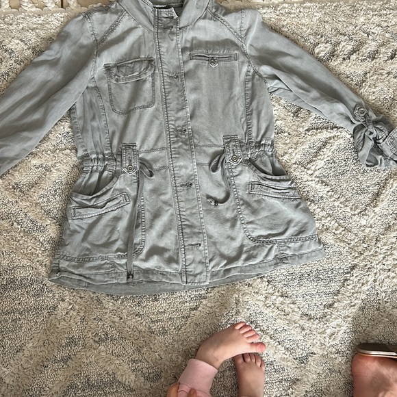 MARRAKECH grey expeditionist jacket from Anthropologie. Anorak utility - Picture 9 of 14
